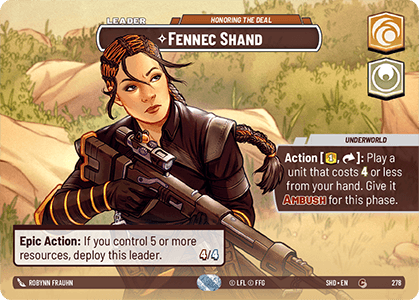 ⟡ Fennec Shand, Honoring the Deal