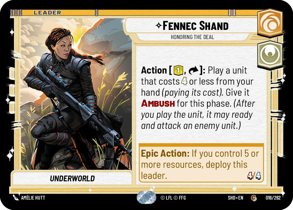 ⟡ Fennec Shand, Honoring the Deal