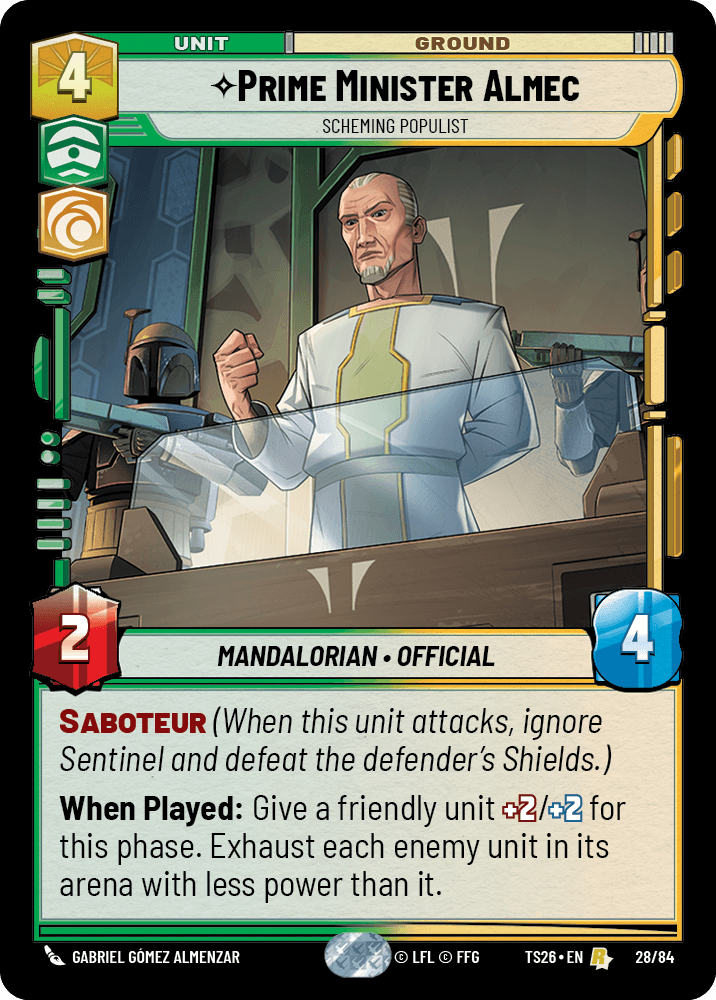 ⟡ Prime Minister Almec, Scheming Populist