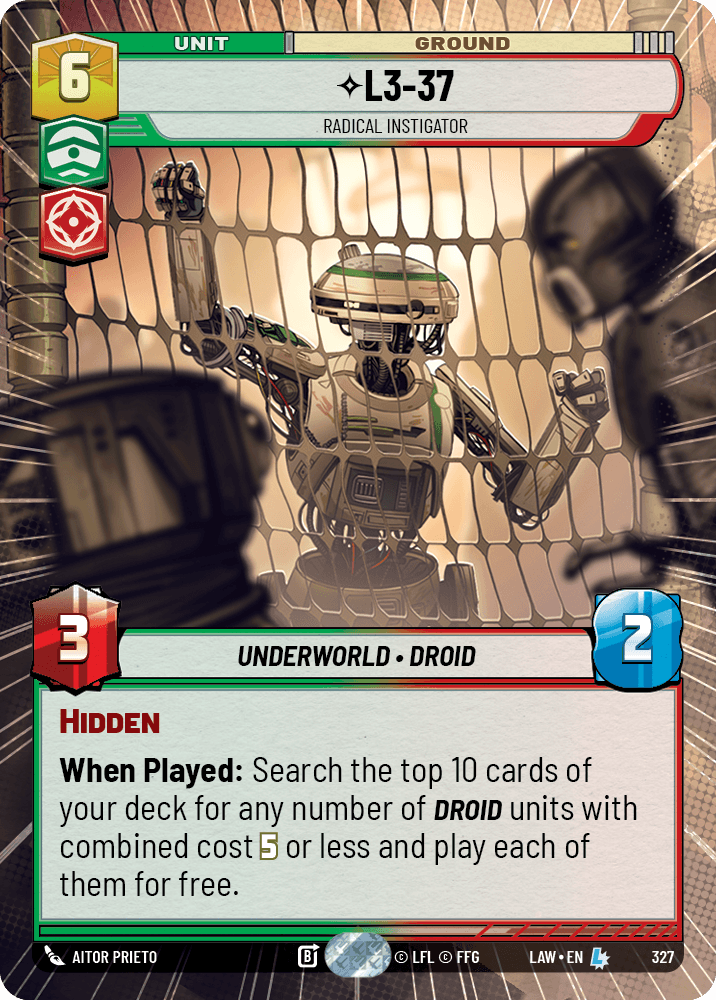 ⟡ L3-37, Radical Instigator