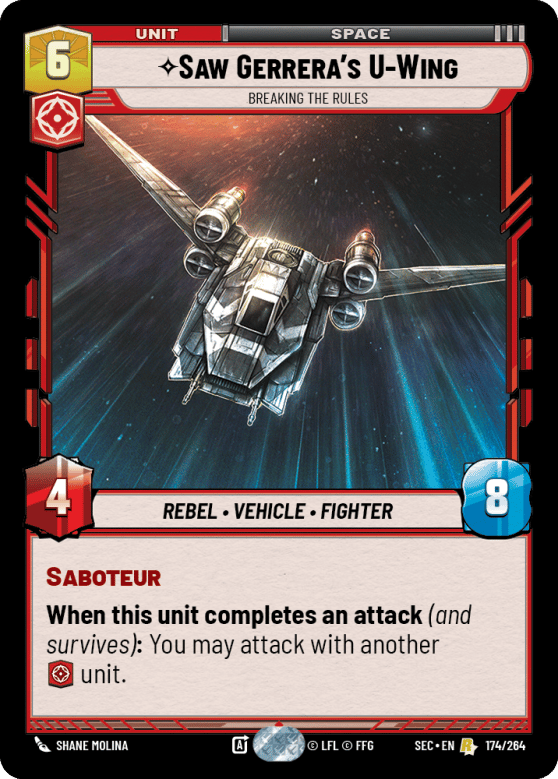 ⟡ Saw Gerrera's U-Wing, Breaking the Rules