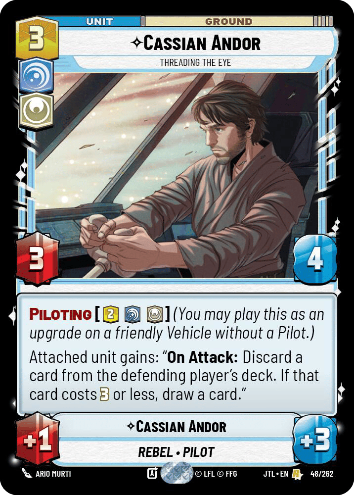 ⟡ Cassian Andor, Threading the Eye