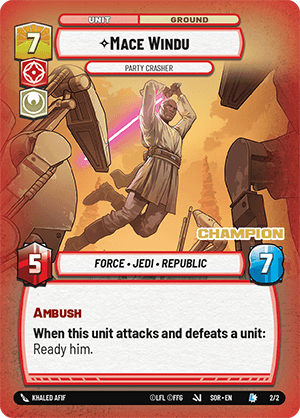 ⟡ Mace Windu, Party Crasher