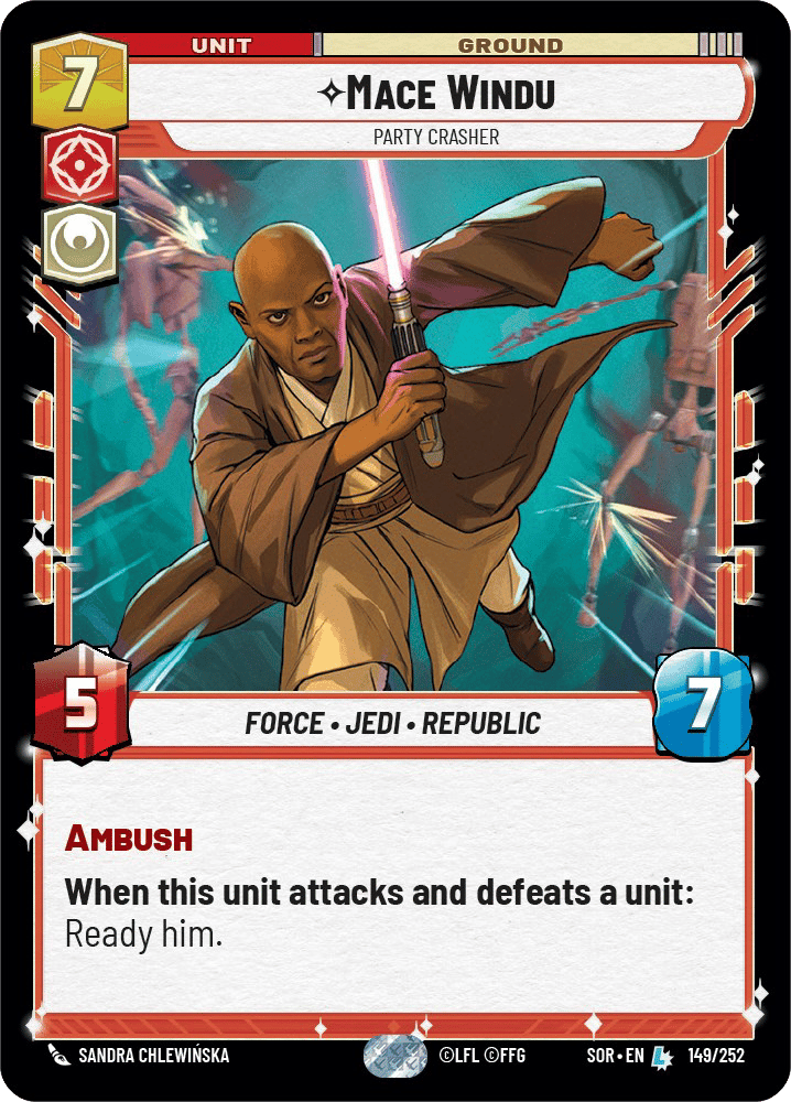 ⟡ Mace Windu, Party Crasher