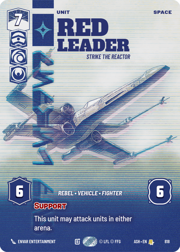⟡ Red Leader, Strike the Reactor
