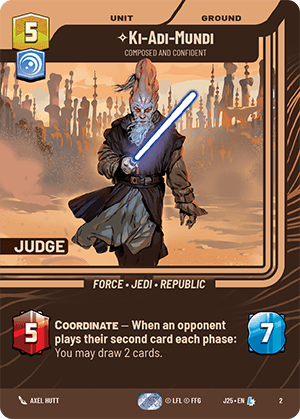 ⟡ Ki-Adi-Mundi, Composed and Confident