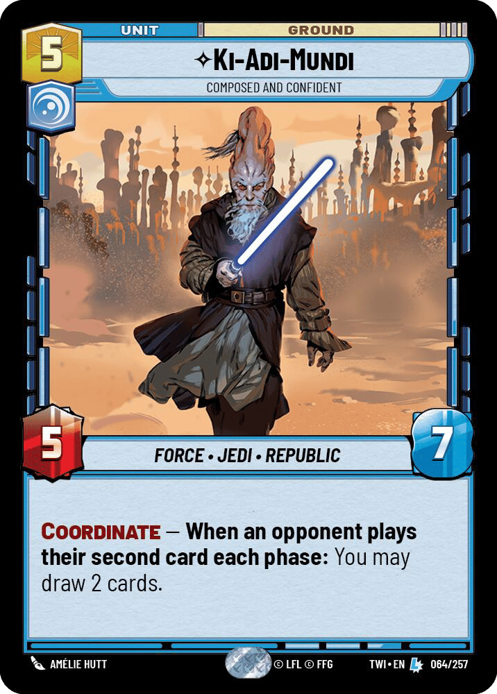⟡ Ki-Adi-Mundi, Composed and Confident