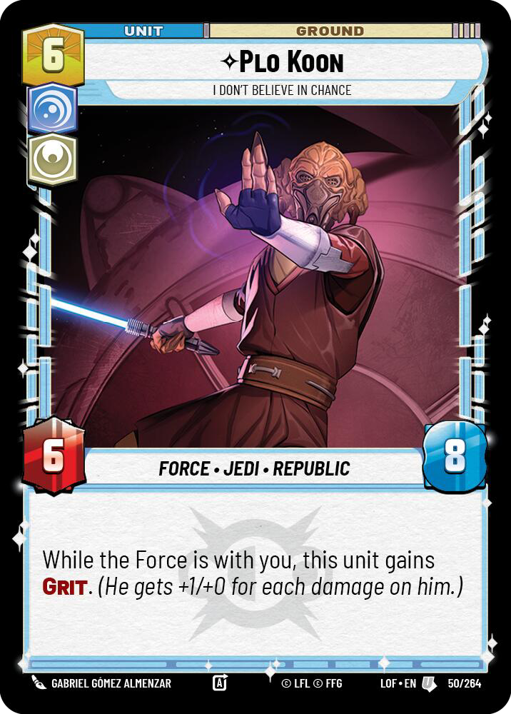 ⟡ Plo Koon, I Don't Believe in Chance