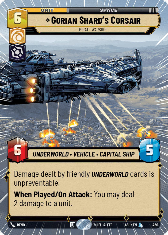 ⟡ Gorian Shard's Corsair, Pirate Warship