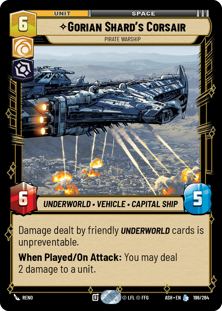 ⟡ Gorian Shard's Corsair, Pirate Warship