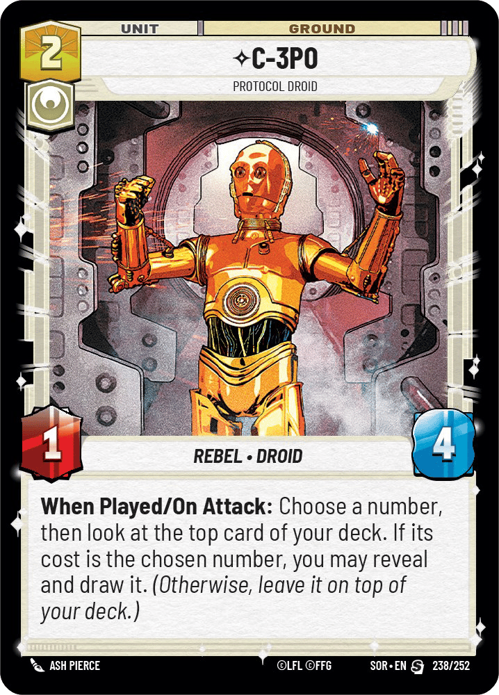⟡ C-3PO, Protocol Droid