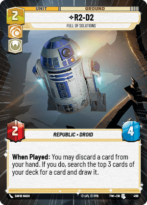 ⟡ R2-D2, Full Of Solutions