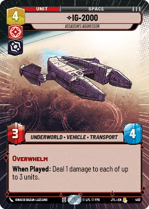 ⟡ IG-2000, Assassin's Aggressor