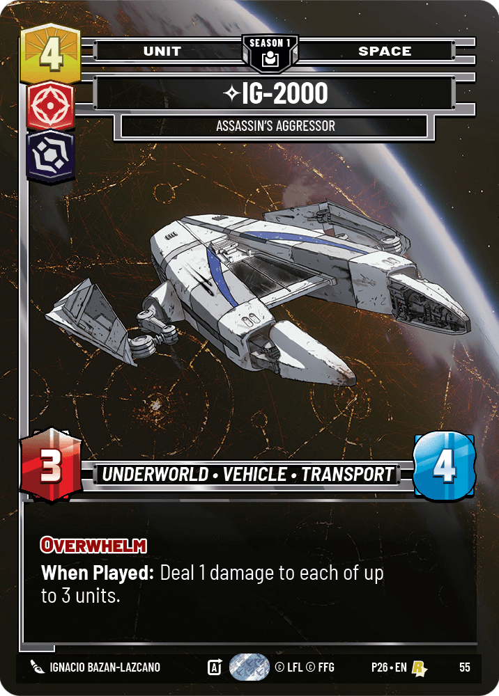 ⟡ IG-2000, Assassin's Aggressor