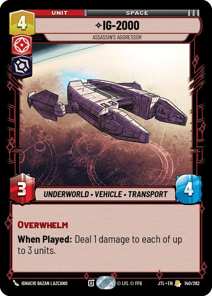 ⟡ IG-2000, Assassin's Aggressor