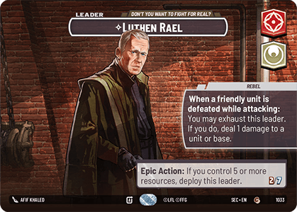 ⟡ Luthen Rael, Don't You Want to Fight For Real?
