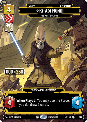 ⟡ Ki-Adi-Mundi, We Must Push On