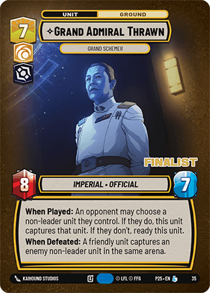 ⟡ Grand Admiral Thrawn, Grand Schemer