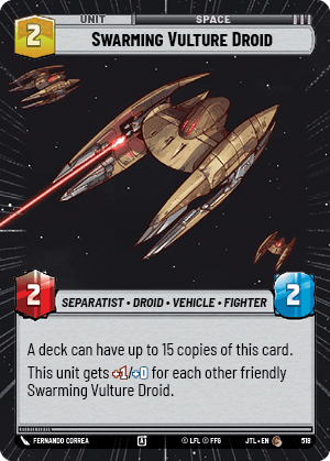 Swarming Vulture Droid