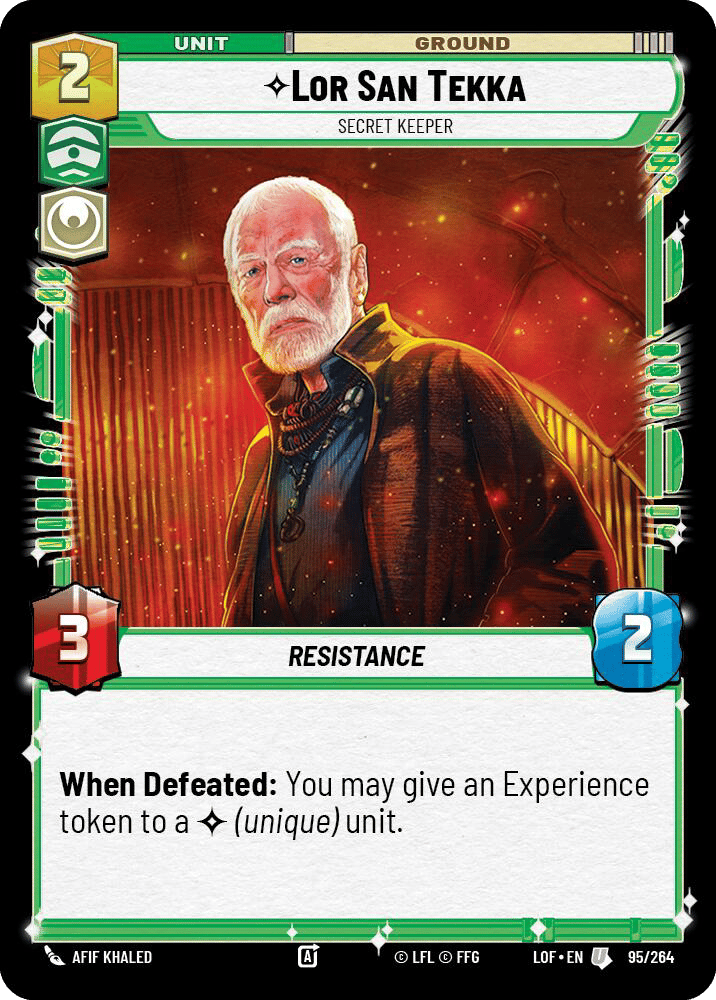 ⟡ Lor San Tekka, Secret Keeper