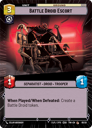 Battle Droid Escort