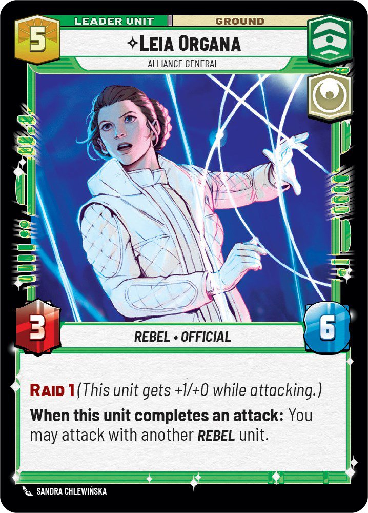 ⟡ Leia Organa, Alliance General (back)
