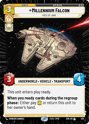 ⟡ Millennium Falcon, Piece of Junk