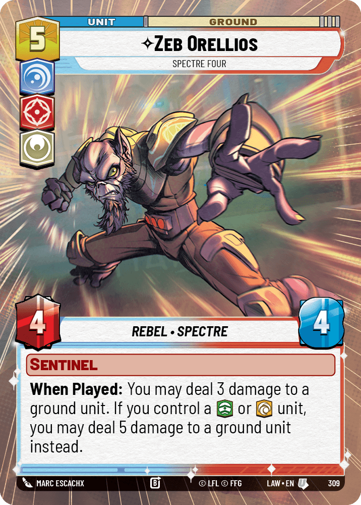 ⟡ Zeb Orellios, Spectre Four