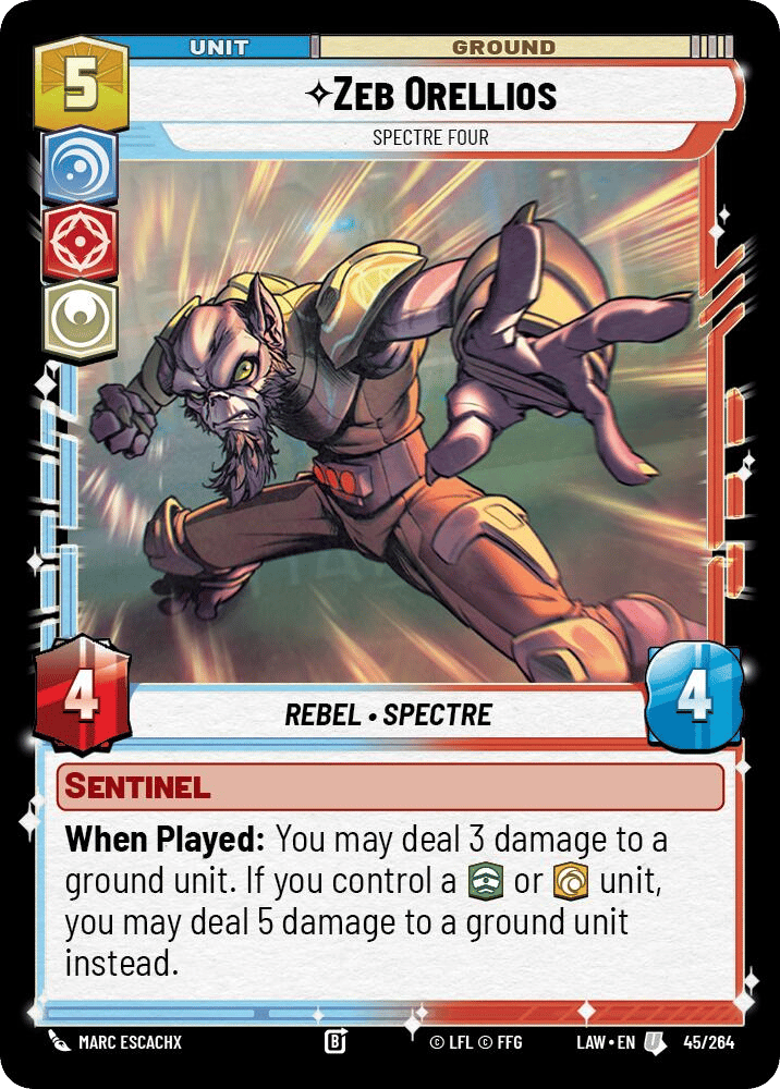 ⟡ Zeb Orellios, Spectre Four