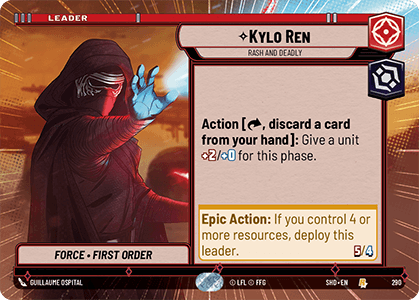 ⟡ Kylo Ren, Rash and Deadly