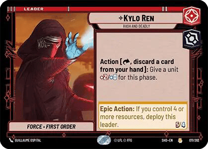 ⟡ Kylo Ren, Rash and Deadly