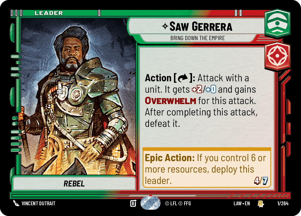 ⟡ Saw Gerrera, Bring Down the Empire