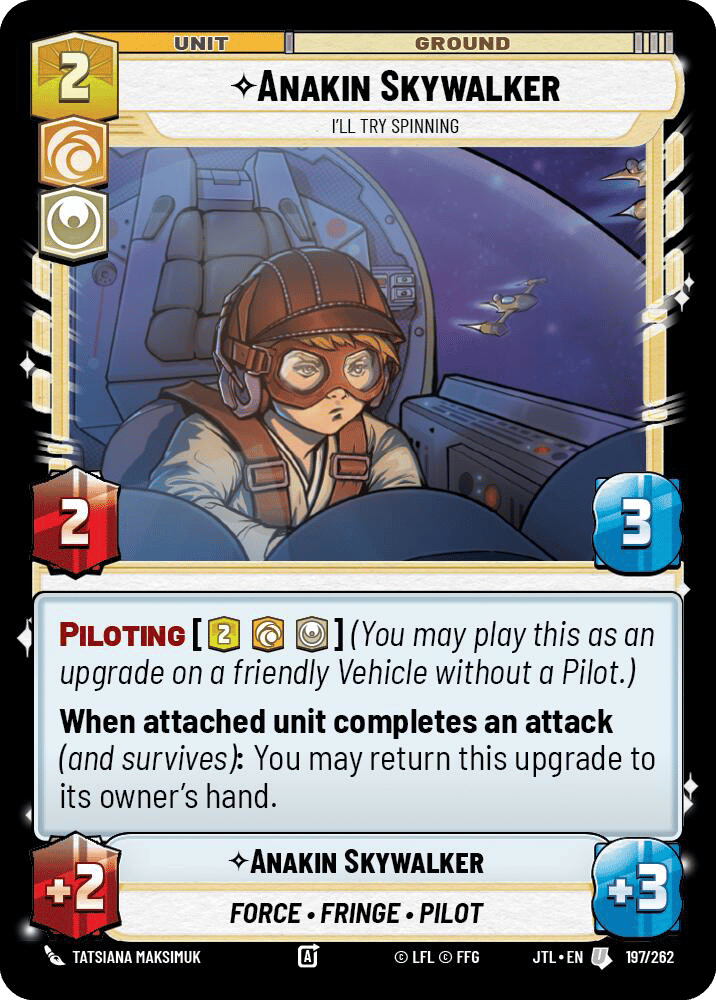 ⟡ Anakin Skywalker, I'll Try Spinning