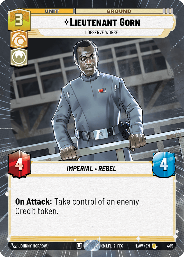 ⟡ Lieutenant Gorn, I Deserve Worse