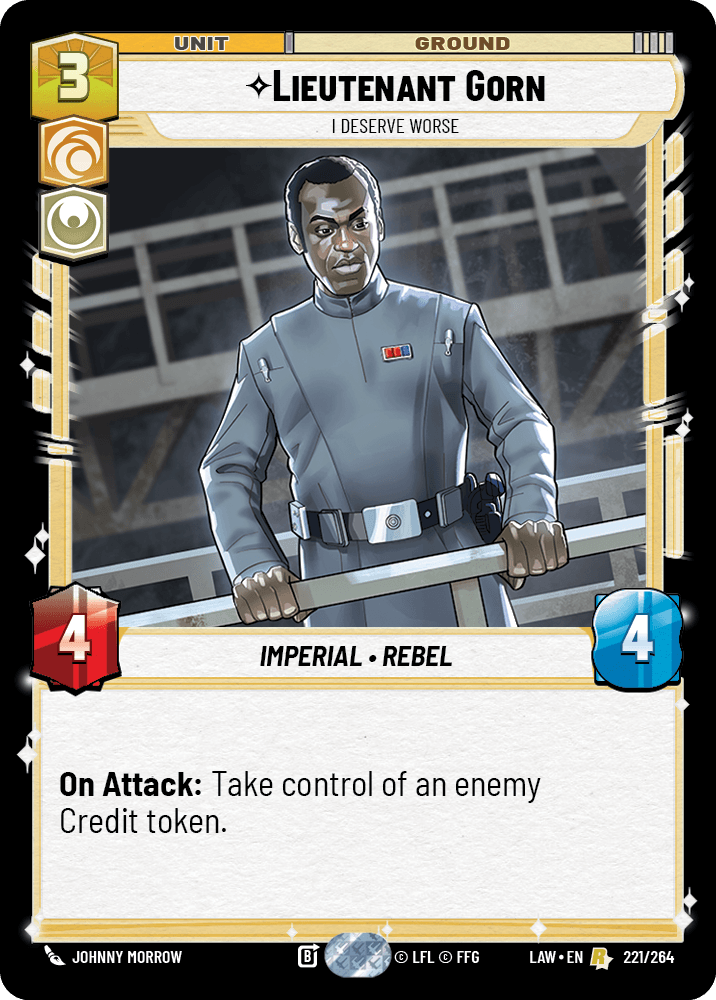 ⟡ Lieutenant Gorn, I Deserve Worse
