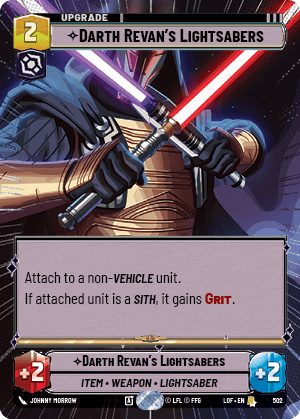 ⟡ Darth Revan's Lightsabers