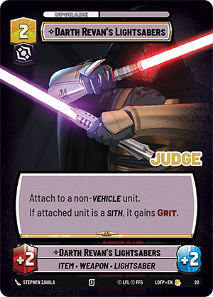 ⟡ Darth Revan's Lightsabers