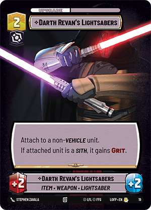 ⟡ Darth Revan's Lightsabers