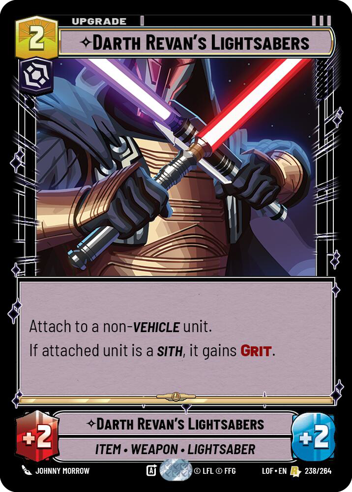 ⟡ Darth Revan's Lightsabers