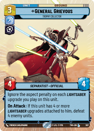 ⟡ General Grievous, Trophy Collector