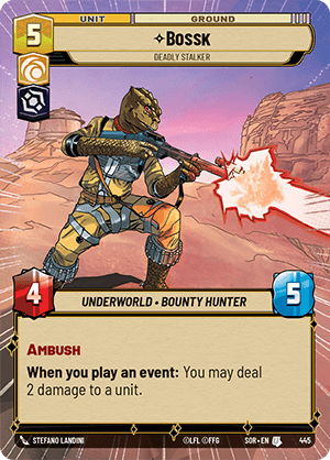 ⟡ Bossk, Deadly Stalker