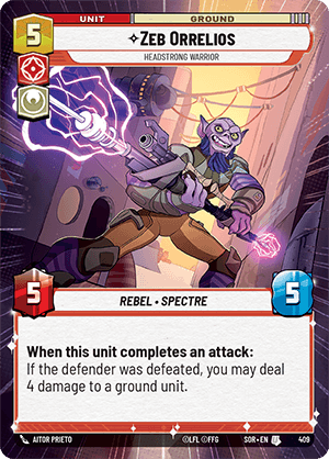 ⟡ Zeb Orrelios, Headstrong Warrior