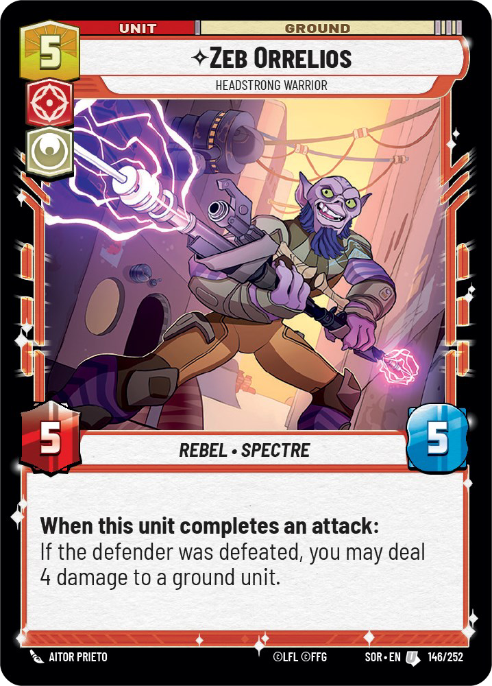 ⟡ Zeb Orrelios, Headstrong Warrior