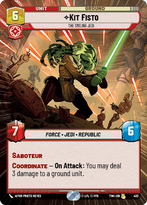 ⟡ Kit Fisto, The Smiling Jedi