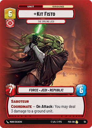 ⟡ Kit Fisto, The Smiling Jedi