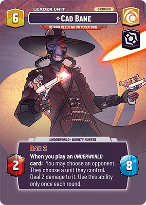 ⟡ Cad Bane, He Who Needs No Introduction (back)