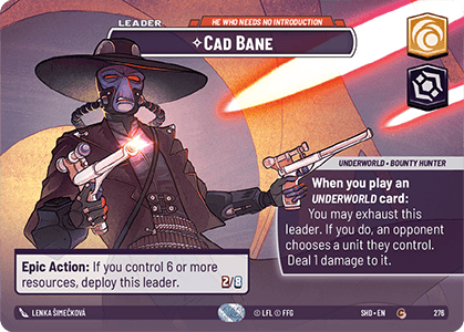 ⟡ Cad Bane, He Who Needs No Introduction