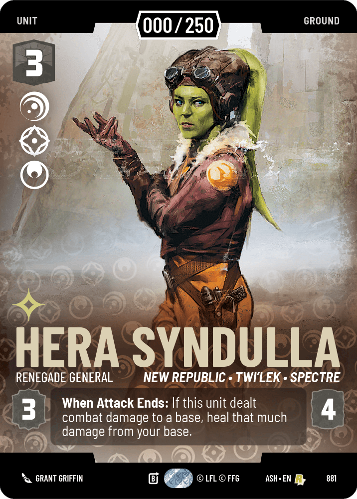 ⟡ Hera Syndulla, Renegade General