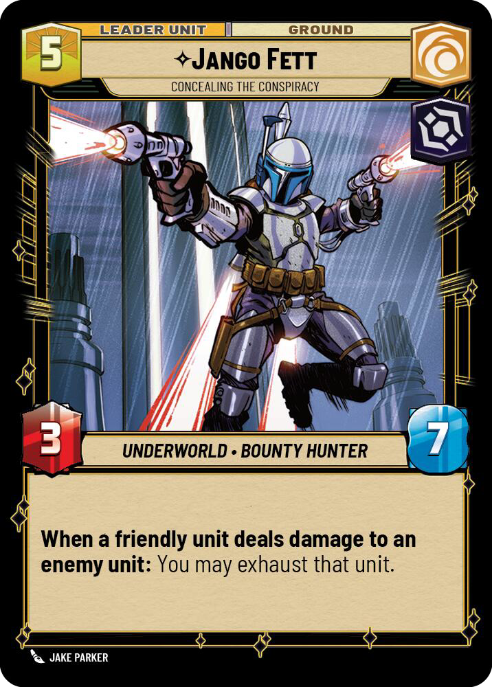 ⟡ Jango Fett, Concealing the Conspiracy (back)