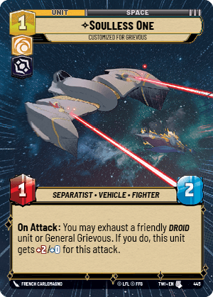 ⟡ Soulless One, Customized for Grievous